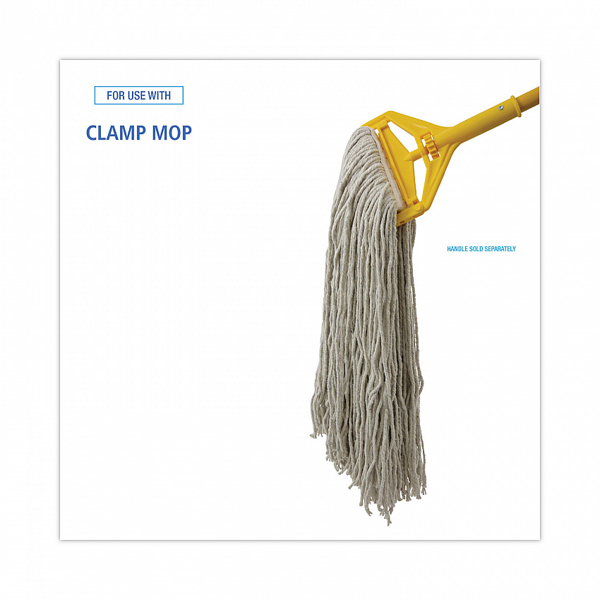 Cut-End Wet Mop Head, Cotton, #32, White, 12/Carton (2032CCT)