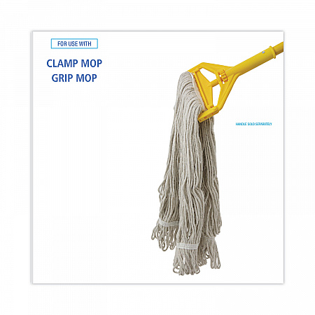 Pro Loop Web/Tailband Wet Mop Head, Cotton, 12/Carton (4024CCT)