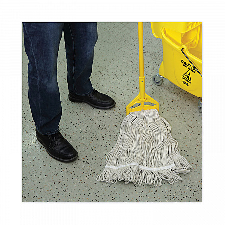 Pro Loop Web/Tailband Wet Mop Head, Cotton, 12/Carton (4024CCT)