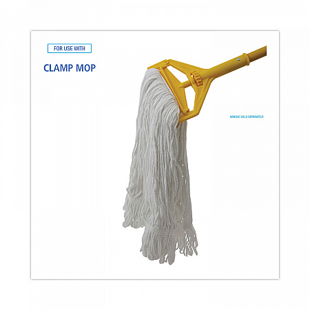 Pro Loop Web/Tailband Wet Mop Head, Rayon, #24 Size, White, 12/Carton (4024RCT)