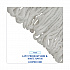 Pro Loop Web/Tailband Wet Mop Head, Rayon, #24 Size, White, 12/Carton (4024RCT)