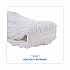 Pro Loop Web/Tailband Wet Mop Head, Rayon, #24 Size, White, 12/Carton (4024RCT)