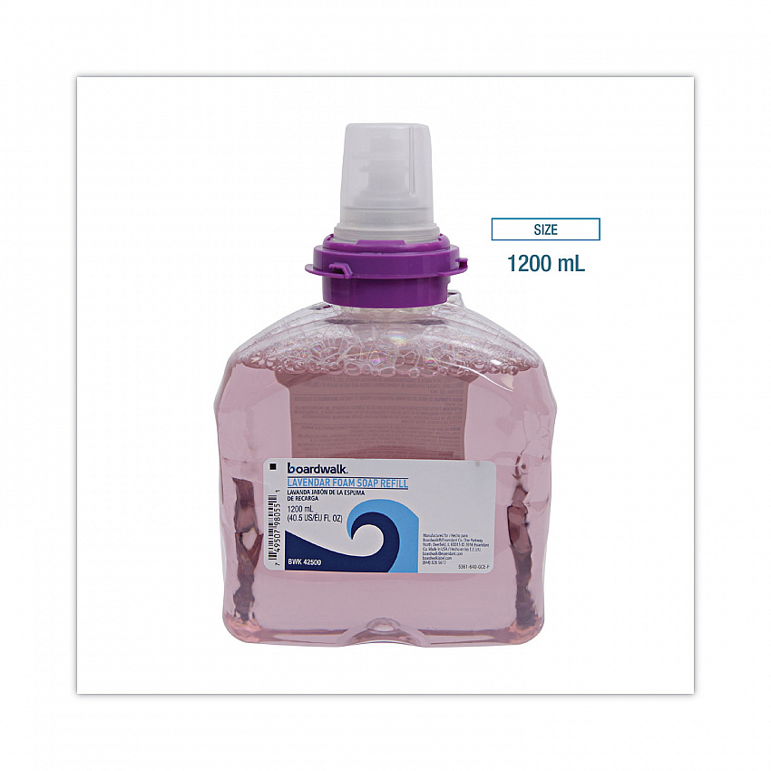 Lavender Foam Soap Refill, Cranberry Scent, 1,200 mL, 2/Carton (42500)