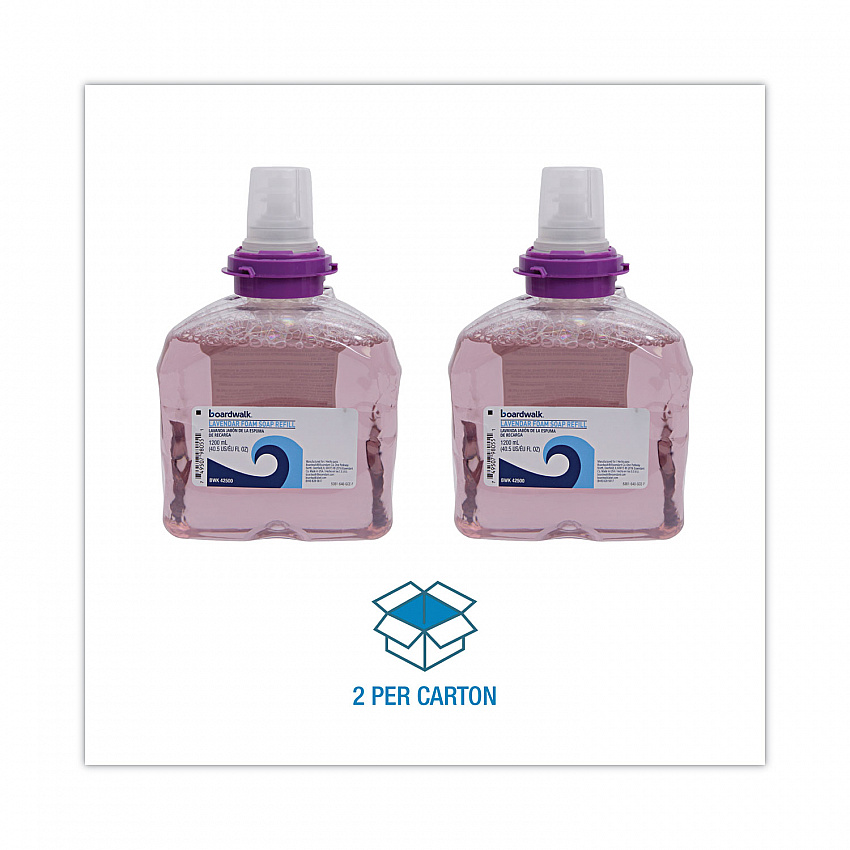 Lavender Foam Soap Refill, Cranberry Scent, 1,200 mL, 2/Carton (42500)