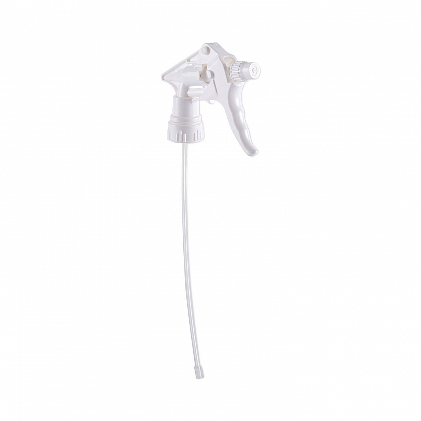 General Purpose Trigger Sprayer, 8" Tube, Fits 16 oz to 24 oz Bottles, White, 24/Carton (58108)