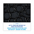 Commode Mat 2.0 Disposable Toilet Floor Mat, U-Shaped, Black/Gray Non-Slip Surface, 22