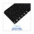 Commode Mat 2.0 Disposable Toilet Floor Mat, U-Shaped, Black/Gray Non-Slip Surface, 22