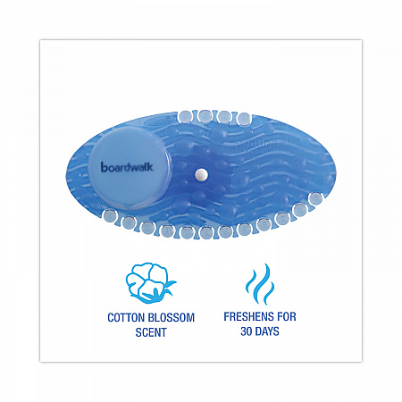 Curve Solid Air Freshener, Cotton Blossom, Blue, 10/Box (CURVECBL)