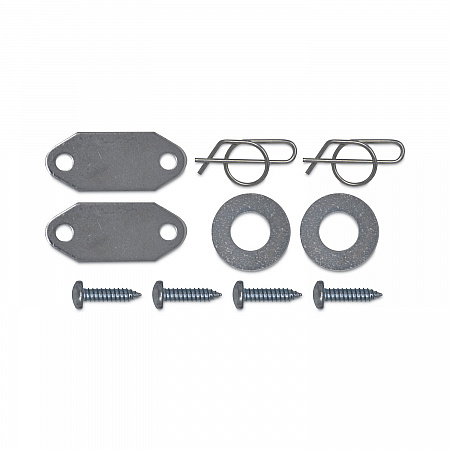 Mega BRUTE Waste Collector Replacement Axle Kit, Silver (9W71L3)