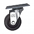 Replacement Plate Casters, Rigid Mount Plate, 3.5