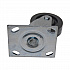 Replacement Plate Casters, Rigid Mount Plate, 3.5