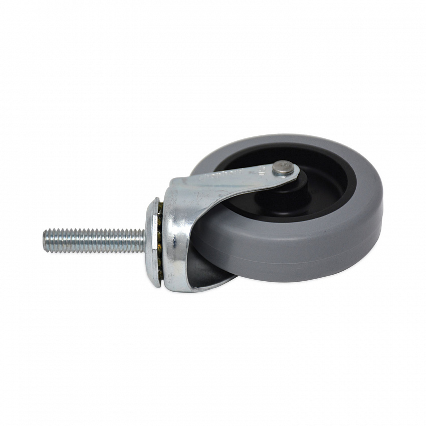 Replacement Bayonet-Stem Swivel Casters, Threaded Stem (0.26" x 2"), 3" Hard Urethane Wheel, Gray (FG3530L10000)