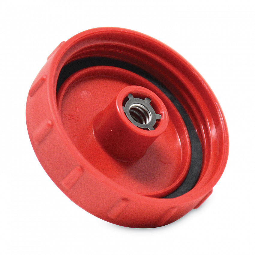 HYGEN PULSE Cleaning System Replacement Bottle Cap, Plastic, 2" Diameter x 1.75" h, Red (FGQ969L10000)