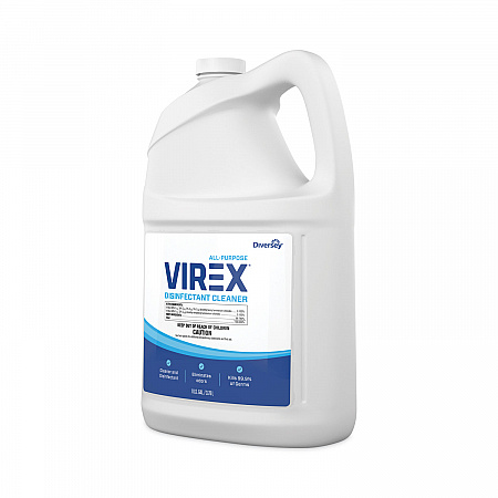 Virex All-Purpose Disinfectant Cleaner, Lemon Scent, 1 gal Container, 2/Carton (CBD540557)
