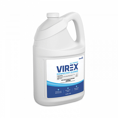 Virex All-Purpose Disinfectant Cleaner, Lemon Scent, 1 gal Container, 2/Carton (CBD540557)