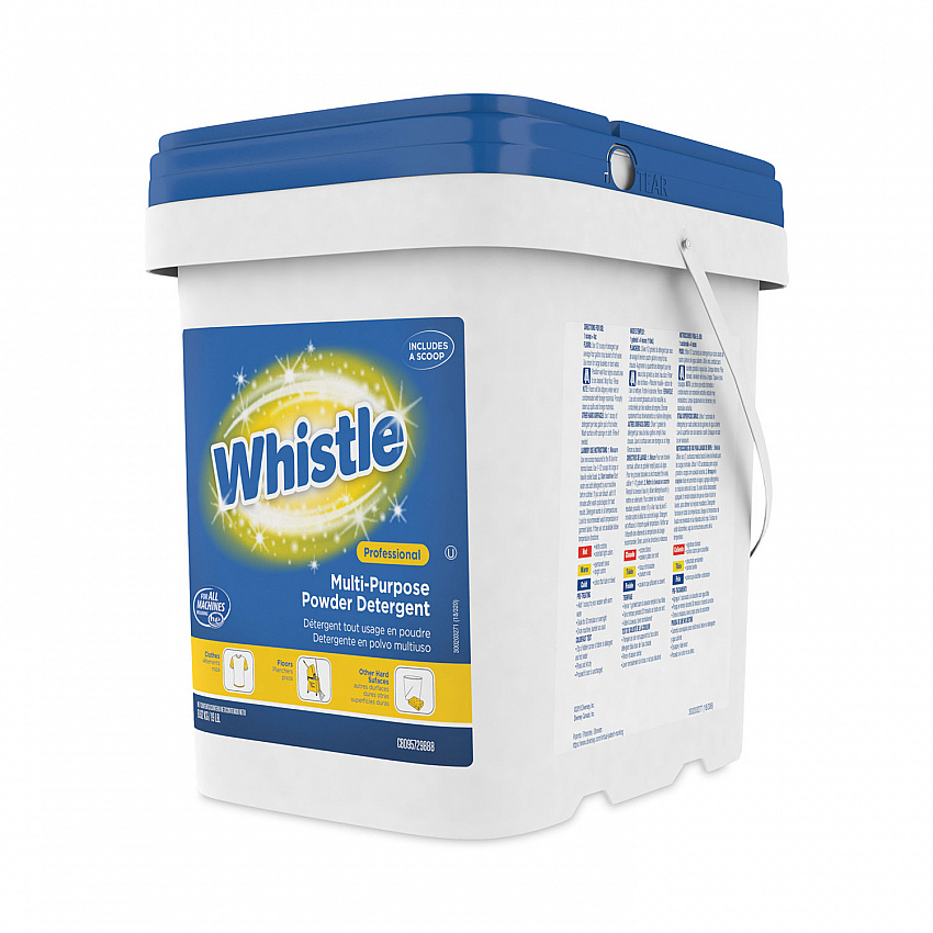 Whistle Multi-Purpose Powder Detergent, Citrus Scent, 19 lb Pail (CBD95729888)