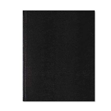 Blueline Executive Notebook, Ribbon Bookmark, 1 Subject, Medium/College Rule, Black Cover, 10.75 x 8.5, 75 Sheets (A1081)