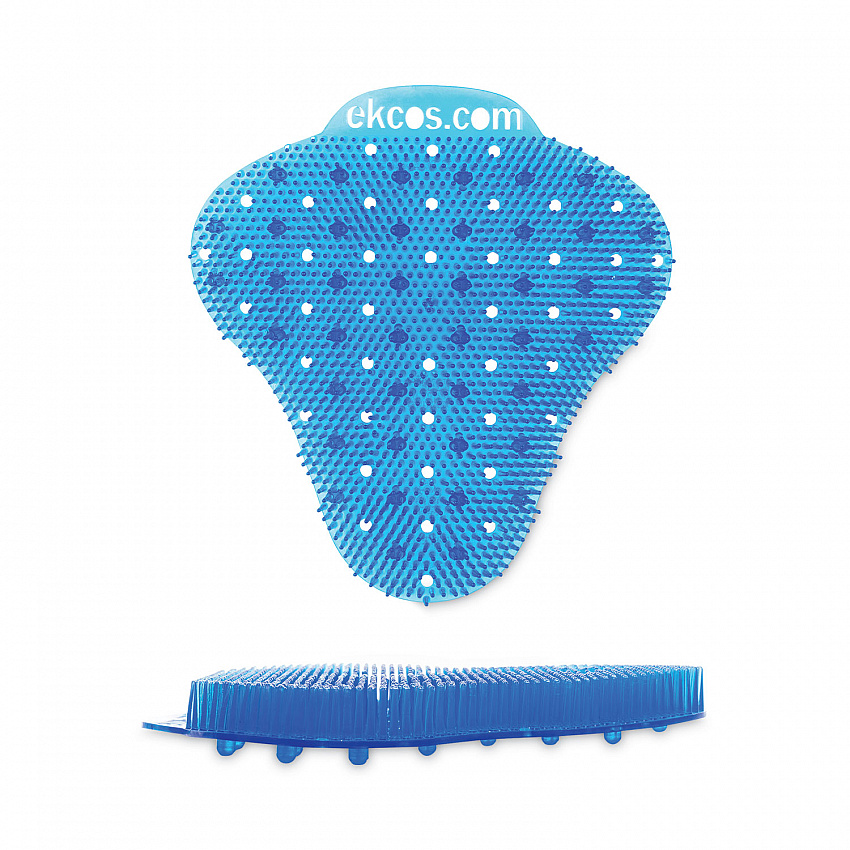 ekcoscreen Urinal Screens, Fresh Scent, Blue, 12/Carton (EKS3B12)