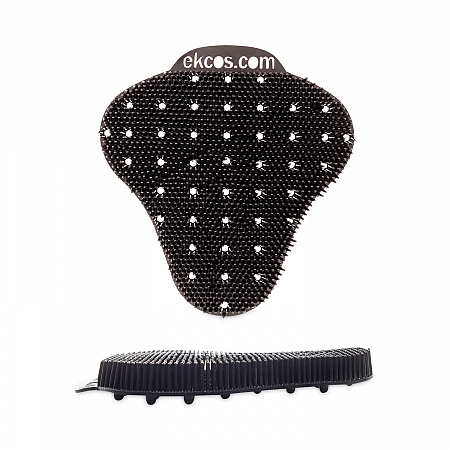 ekcoscreen Urinal Screens, Mint Scent, Black, 12/Carton (EKS7BK12)