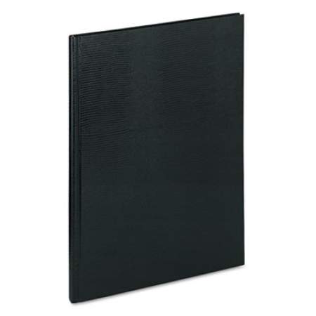 Blueline Executive Notebook, Ribbon Bookmark, 1 Subject, Medium/College Rule, Black Cover, 10.75 x 8.5, 75 Sheets (A1081)