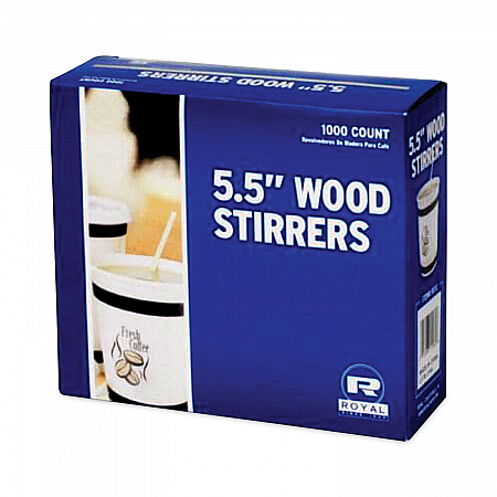 Wood Stir Sticks, 5.5