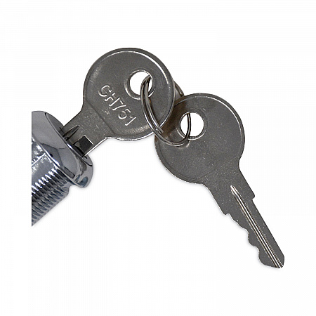 Replacement Lock and Keys for Cleaning Carts, Silver (FG9T73M20000)