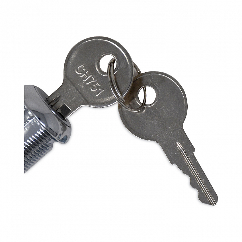 Replacement Lock and Keys for Cleaning Carts, Silver (FG9T73M20000)
