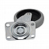 Non-Marking Plate Casters, Swivel Mount Plate, 4