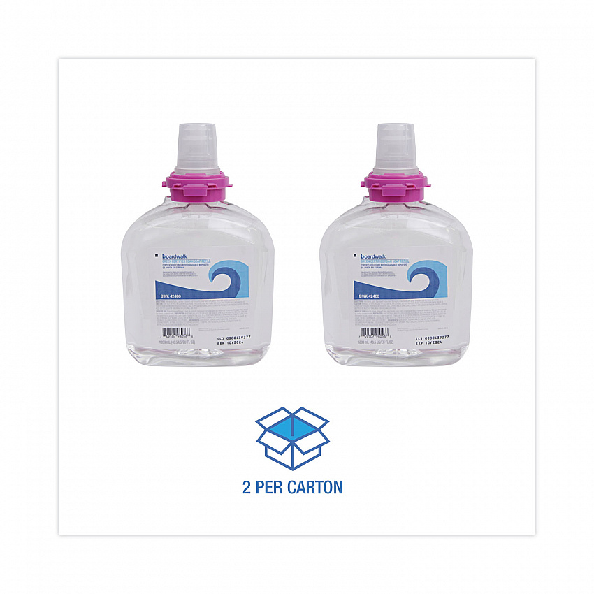 Green Certified Foam Soap Refill, Unscented, 1,200 mL, 2/Carton (42400)