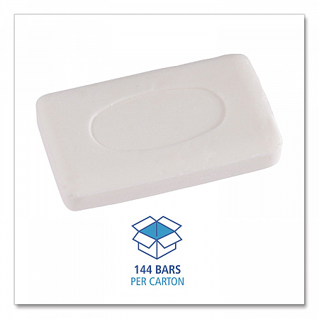 Face and Body Amenity Soap, Unwrapped, Floral Scent, # 3 Bar, 144/Carton (NO3UNWRAPA)