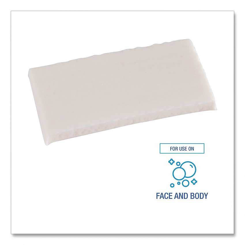 Face and Body Amenity Soap, Flow Wrapped, Floral Scent, # 1 1/2 Bar, 500/Carton (NO15SOAP)