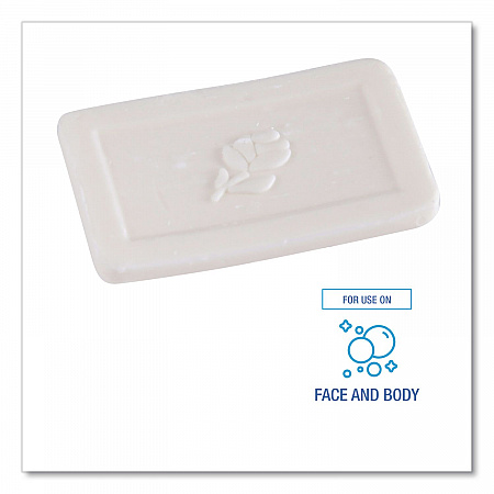 Face and Body Amenity Soap, Flow Wrapped, Floral Scent, # 3/4 Bar, 1,000/Carton (NO34SOAP)