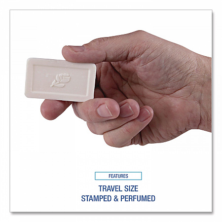 Face and Body Amenity Soap, Flow Wrapped, Floral Scent, # 3/4 Bar, 1,000/Carton (NO34SOAP)