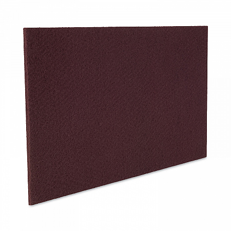 Deep Scrub Pads, 20 x 14, Maroon, 10/Carton (SPP1420)
