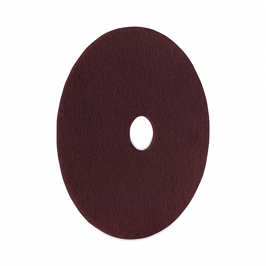 Deep Scrub Pads, 20" Diameter, Maroon, 10/Carton (SPP20)