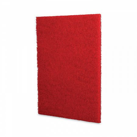 Buffing Floor Pads, 20 x 14, Red, 10/Carton (402014RED)