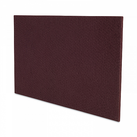 Deep Scrub Pads, 28 x 14, Maroon, 10/Carton (SPP1428)