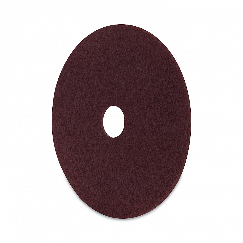 Deep Scrub Pads, 20" Diameter, Maroon, 10/Carton (SPP20)
