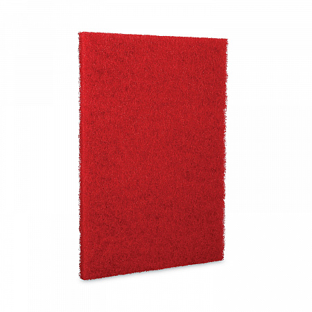 Buffing Floor Pads, 20 x 14, Red, 10/Carton (402014RED)