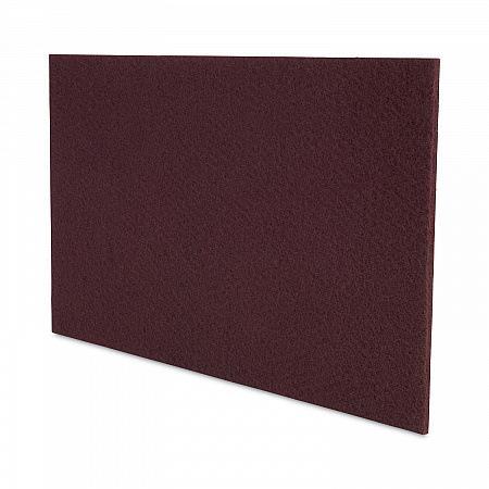 Deep Scrub Pads, 20 x 14, Maroon, 10/Carton (SPP1420)