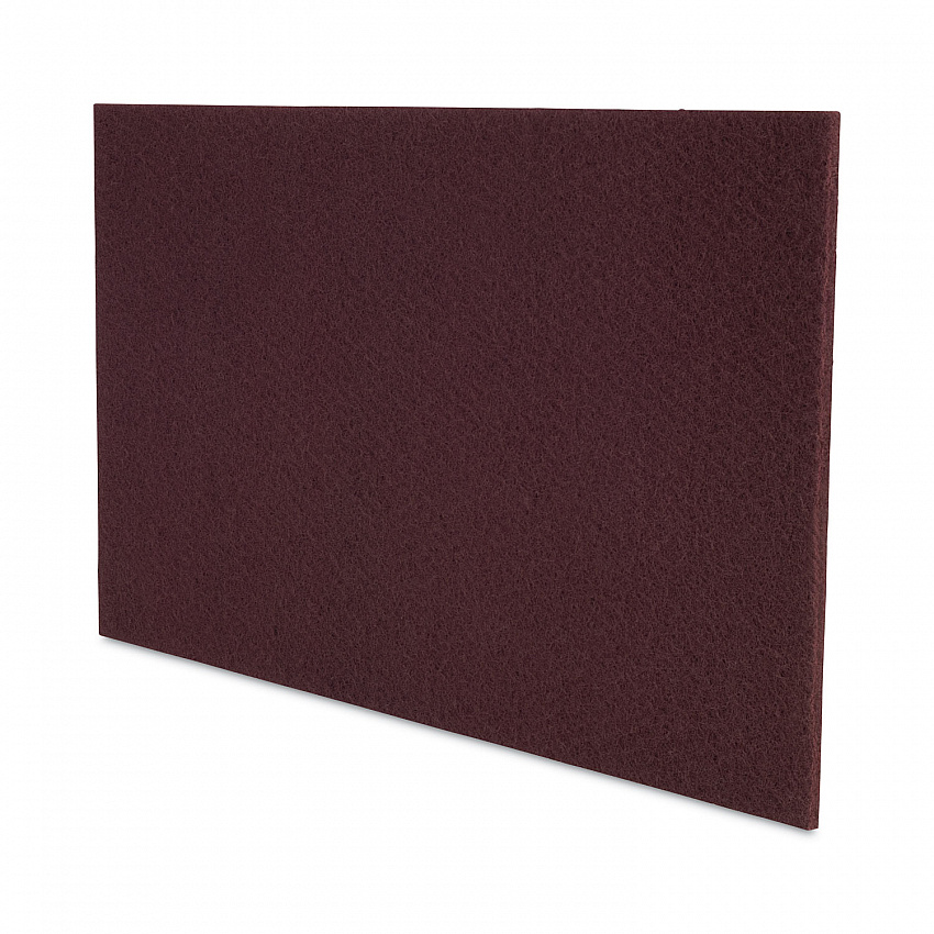 Deep Scrub Pads, 20 x 14, Maroon, 10/Carton (SPP1420)