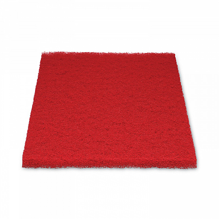 Buffing Floor Pads, 20 x 14, Red, 10/Carton (402014RED)