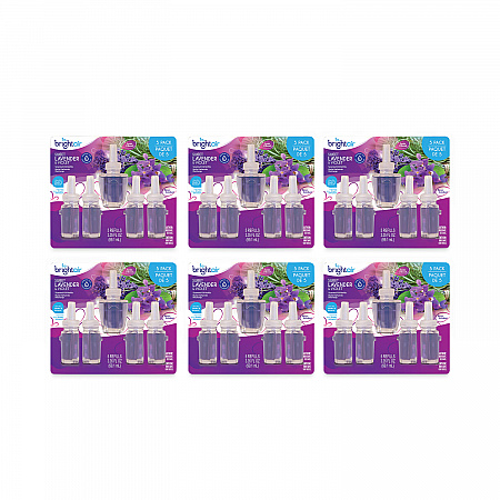Electric Scented Oil Air Freshener Refill, Sweet Lavender and Violet, 0.67 oz Bottle, 5/Pack, 6 Pack/Carton (900670CT)