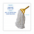 Mop Head, Looped, Enviro Clean With Tailband, Cotton/Synthetic, Medium, White, 12/Carton (8002)