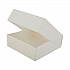 White Window Bakery Boxes with Attached Flip Top, 4-Corner Beers Design, 8 x 8 x 2.5, White, Paper, 200/Carton (24013)