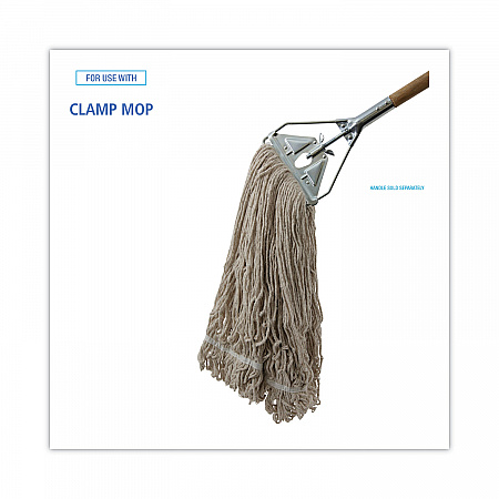 Mop Head, Pro Loop Web/Tailband, Premium Standard Head, Cotton, 32 oz, White, 12/Carton (432C)