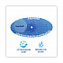 Curve Solid Air Freshener, Cotton Blossom, Blue, 10/Box, 6 Boxes/Carton (CURVECBLCT)
