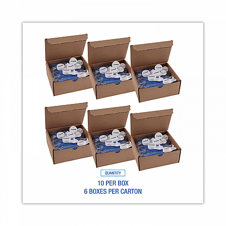 Curve Solid Air Freshener, Cotton Blossom, Blue, 10/Box, 6 Boxes/Carton (CURVECBLCT)