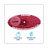 Curve Solid Air Freshener, Spiced Apple, Red, 10/Box (CURVESAP)