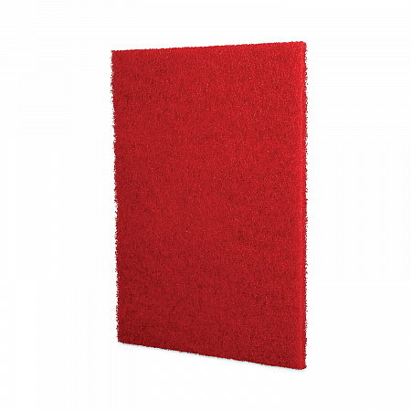 Buffing Floor Pads, 28 x 14, Red, 10/Carton (402814RED)